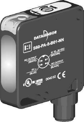 Produktbild zum Artikel S60-PL-5-C01-PP aus der Kategorie Optische Sensoren > Reflexionslichttaster - Laser > Quaderbauformen von Dietz Sensortechnik.